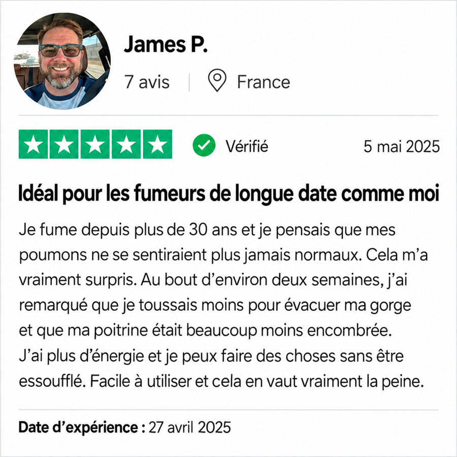 Avis client vérifié