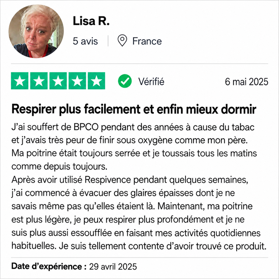 Avis client vérifié