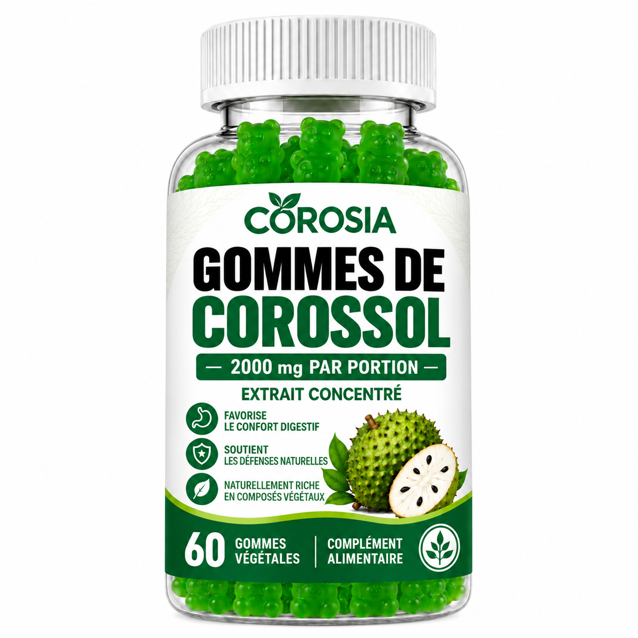 COROSIA Gommes de Corossol