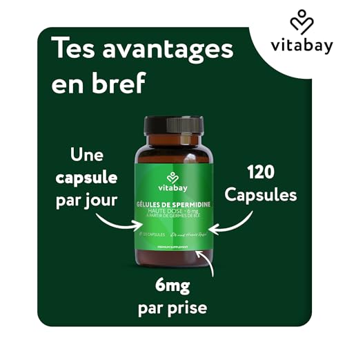 Cellavie Spermidine 6 mg – 120 Gélules Véganes