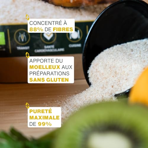 Transilia Psyllium Blond Bio 200 g – Pureté 99% | Transit & Digestion