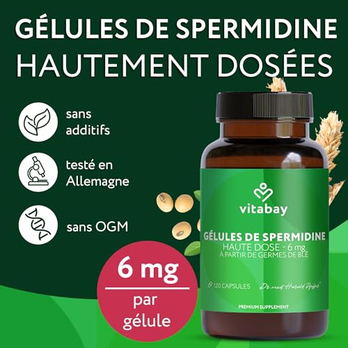 Cellavie Spermidine 6 mg – 120 Gélules Véganes
