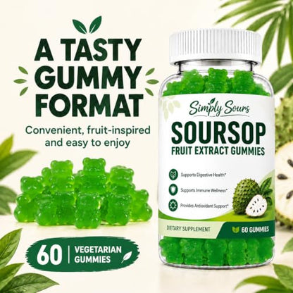Corosia Gummies Corossol (Graviola) – Antioxydant & Immunité – 60 Gummies