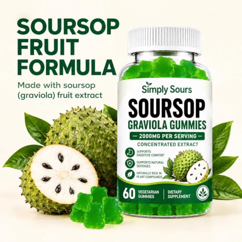 Corosia Gummies Corossol (Graviola) – Antioxydant & Immunité – 60 Gummies