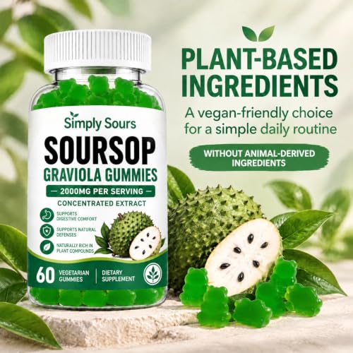 Corosia Gummies Corossol (Graviola) – Antioxydant & Immunité – 60 Gummies