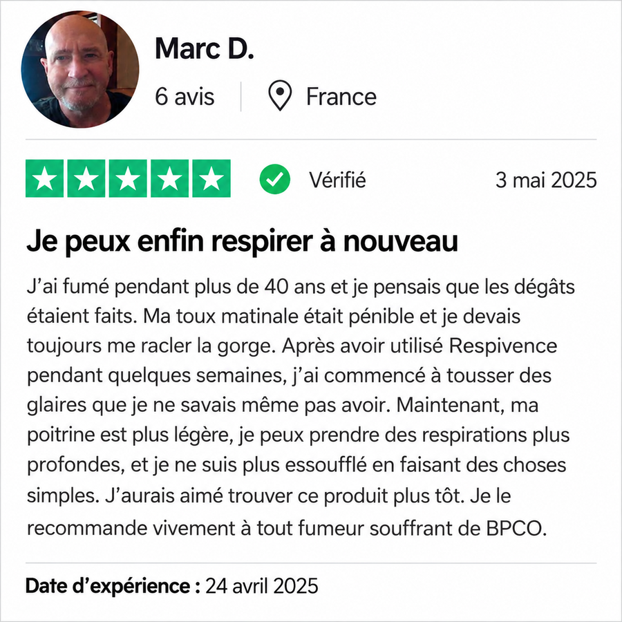 Avis client vérifié