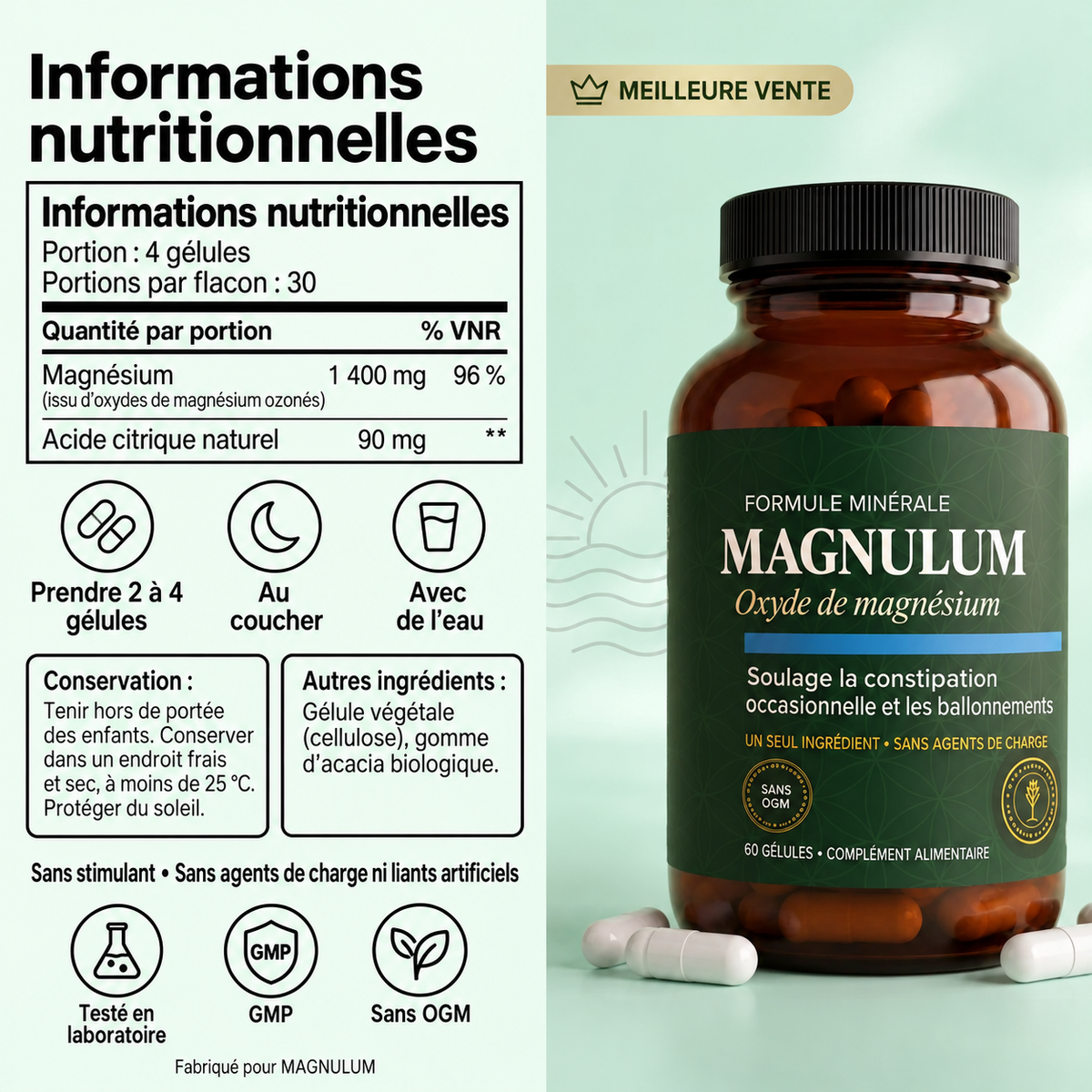 Magnulum ™ Nettoyage du Côlon
