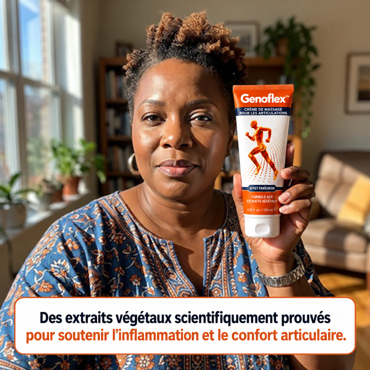 Genoflex ™ – est une crème de massage rafraîchissante pensée pour le confort des genoux.