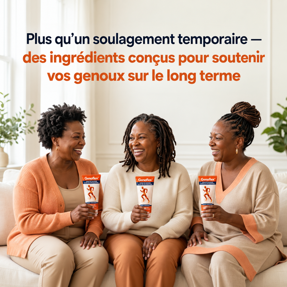 Genoflex ™ – est une crème de massage rafraîchissante pensée pour le confort des genoux.