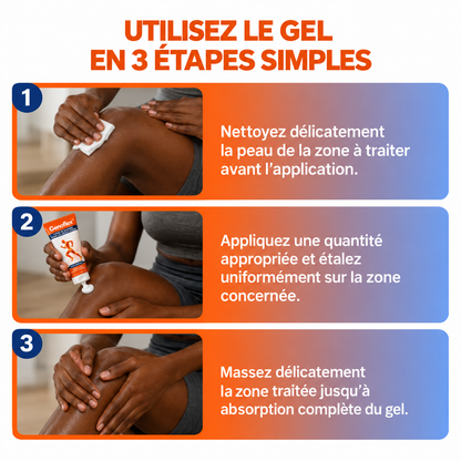 Genoflex ™ – est une crème de massage rafraîchissante pensée pour le confort des genoux.