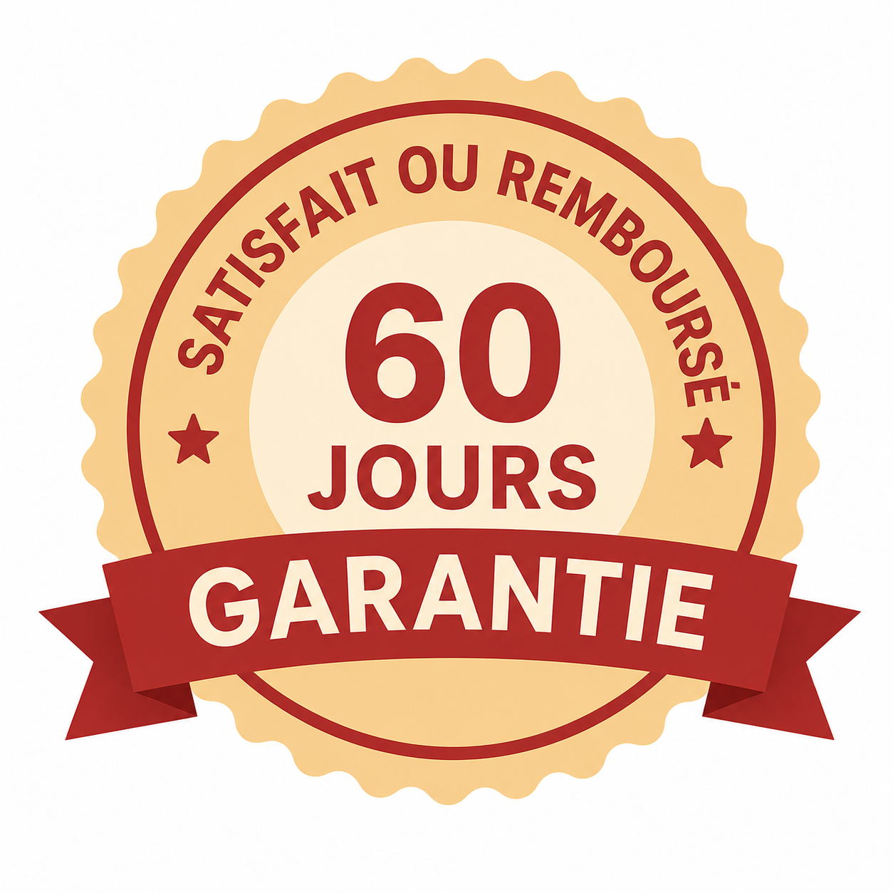 Garantie satisfait ou remboursé 60 jours VELISSE™