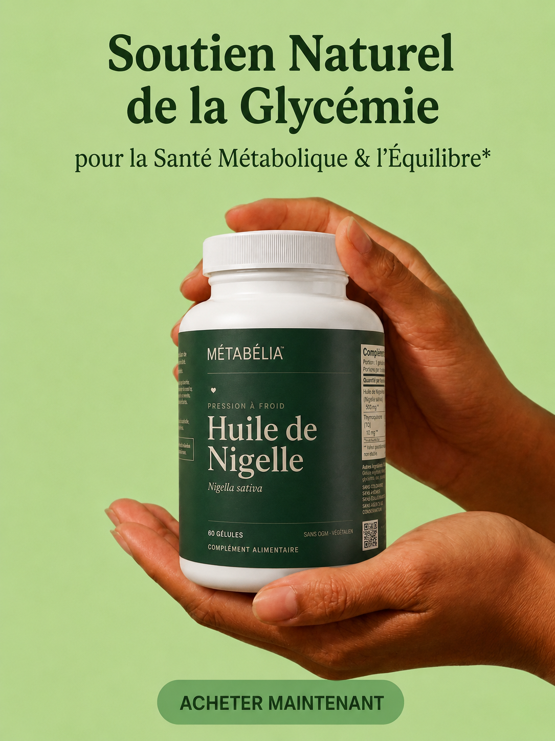 Découvrir l'huile de nigelle VIGILIA™