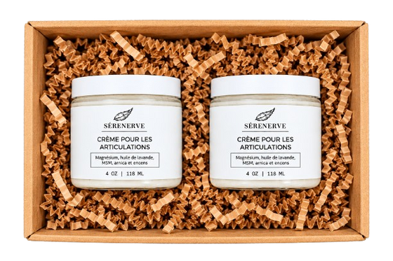 Deux pots de crème Sérenerve ™