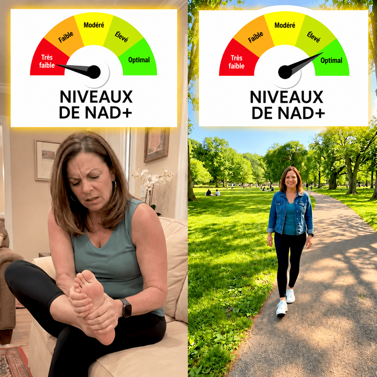 Niveaux de NAD+