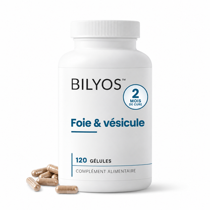 BILYOS™ – foie et vésicule, complément alimentaire français, packshot carré 1:1