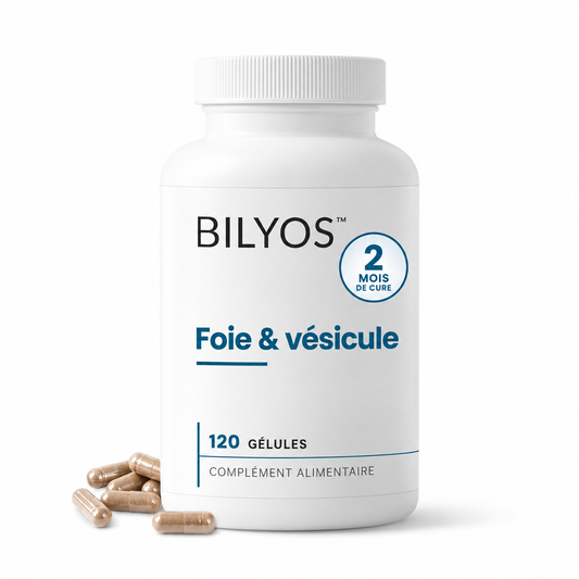 BILYOS™ – foie et vésicule, complément alimentaire français, packshot carré 1:1