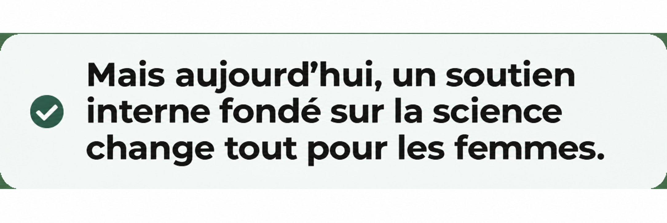 Soutien interne fondé sur la science